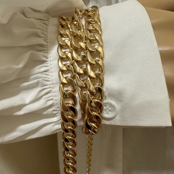 ❤️NEW high quality thicker Gold tone Metal bag chain strap/Gold tone ❤️… - Picture 3 of 3
